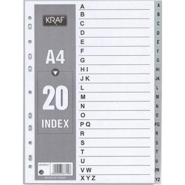 Kraf Seperatör Harf A-Z 1004