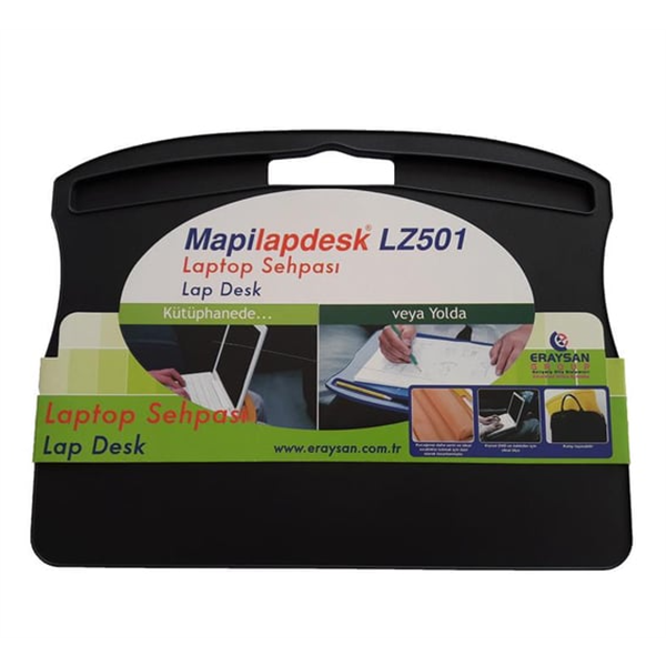 Mapi LZ501 Laptop Sehpası 390x302x40mm Siyah