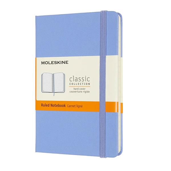 Moleskine Defter Çizgili Cep Boy Sert Kapak 9x14 Ortanca Mavi