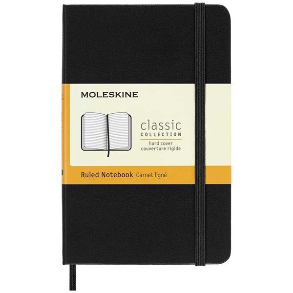 Moleskine Defter Çizgili Cep Boy Sert Kapak 9x14 Siyah