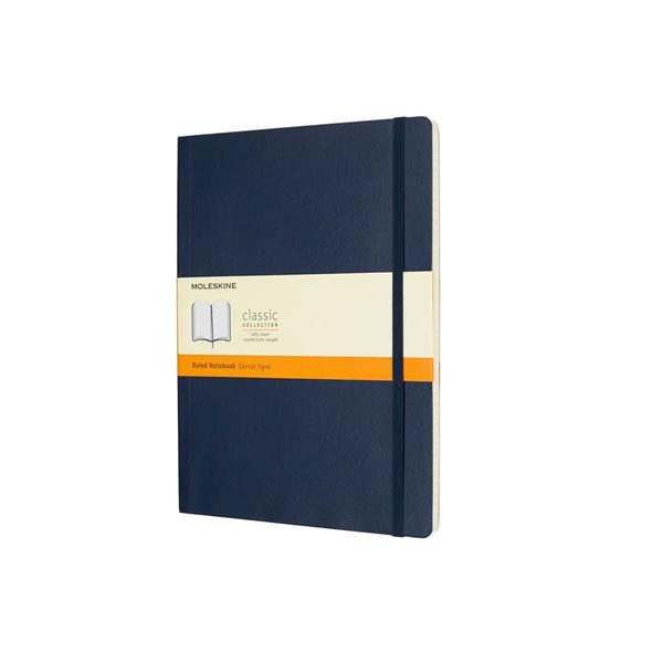 Moleskine Defter Çizgili Cep Boy Soft Kapak 9x14 Safir Mavi