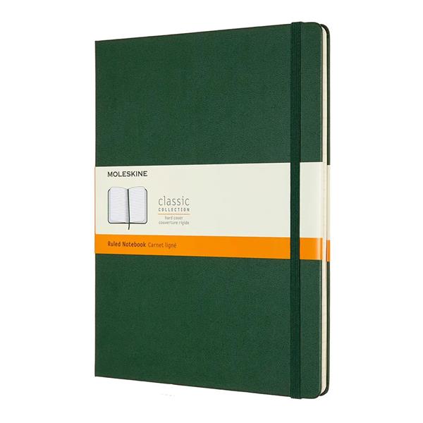 Moleskine Defter Çizgili XL Sert Kapak 19x25 Yeşil