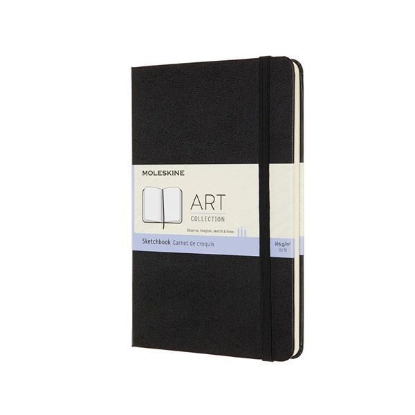 Moleskine Defter Düz Eskiz Albümü Cep Boy Sert Kapak 9x14 Siyah