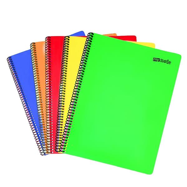 MyNote Defter Çizgili Flex PP Kapak Spiralli 120yp A4 Neon 30001655