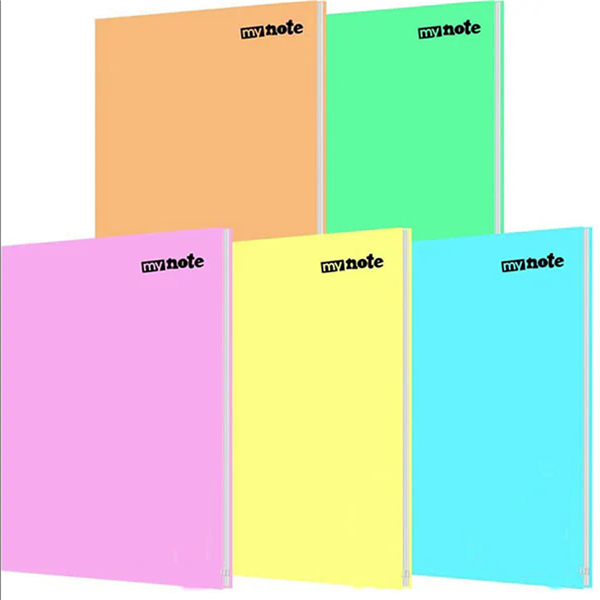 MyNote Defter Kareli Text PP Kapak Dikişli 40yp A4 Pastel 30002132